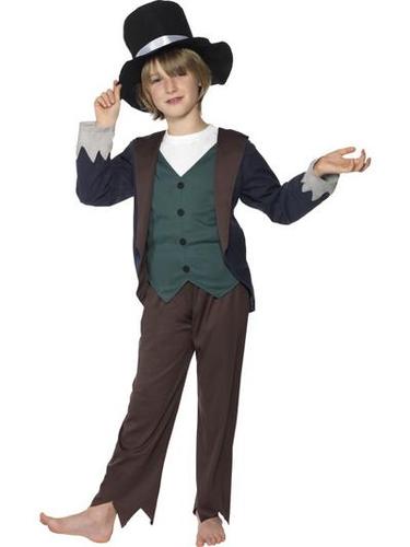 Victorian Urchin Boys Fancy Dress Book Week Kids Oliver Twist